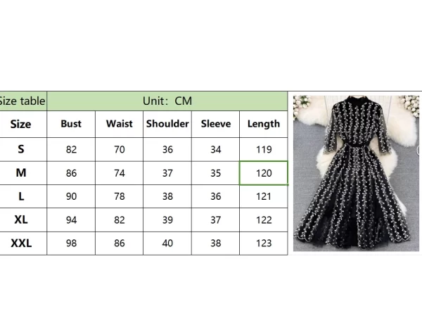 LE2144 Luxury Stand Collar Super Fairy Embroidery Gauze Splicing Socialite Party Evening Dress A-Line Dress Elegant Long Dress - Image 6