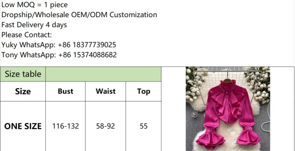 LE4018 French Retro Court Style Shirt for Women With Thin Temperament Shirt Senior Sense of All Studded Beaded Top - Image 6