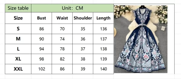 LE1908 2025 New European Long Evening Dress Retro Court Style Niche Print Shirt Dress Slim Flying Sleeve Woman Spring Clothing - Image 6
