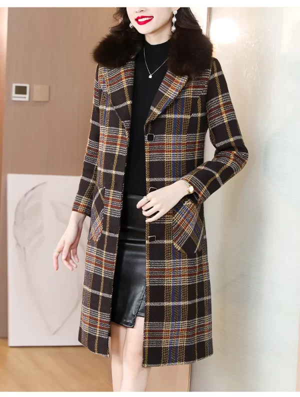 LE4545 Season New Fashion Women'S Winter Coat Cotton-Padded Coat Long Coat New in Outerwears - Image 5