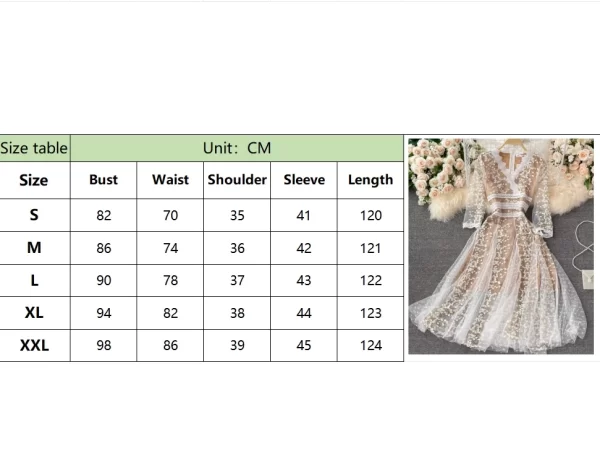 LE2137 Socialite Party Long Dress Women Elegant Embroidery Lace Super Fairy Gauze Dress Flowing Holiday Tulle Evening Dress - Image 6