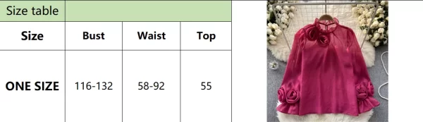 LE4001 French Shirt Niche Stereoscopic Age Reduction With Solid Color Chiffon Shirt Women'S Long-Sleeved - Image 6