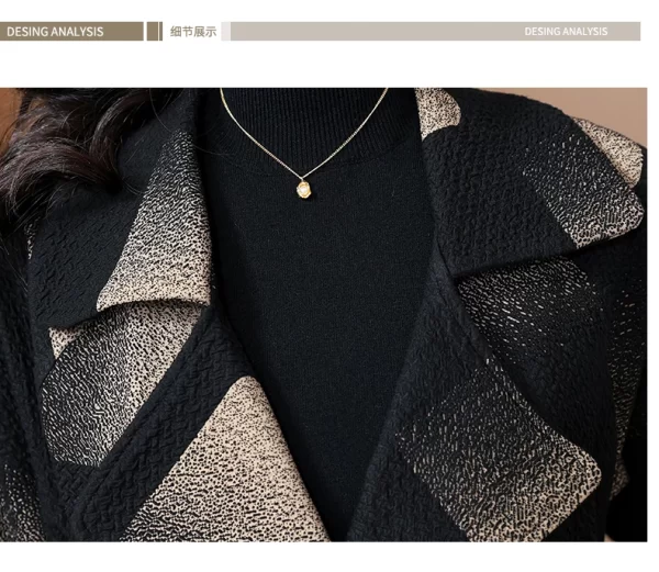 LE4544 New Winter Women'S Jackets 2025 Mature Style Trench Coat Overcoat Female - Image 5
