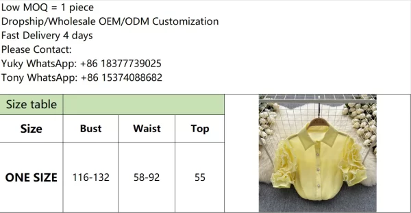 LE4041 Retro Court Gauze Shirt Three-Dimensional Flower Design Sense Niche Unique Daughter Miss Light Luxury Blouse - Image 6