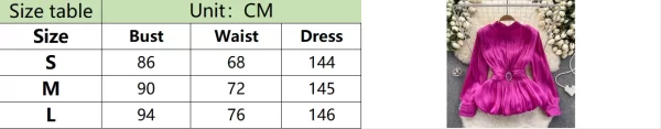 LE4043 French Vintage Blouse Women Fold Waist Slimming Lotus Leaf Swing Advanced Sense of Spring Top - Image 6