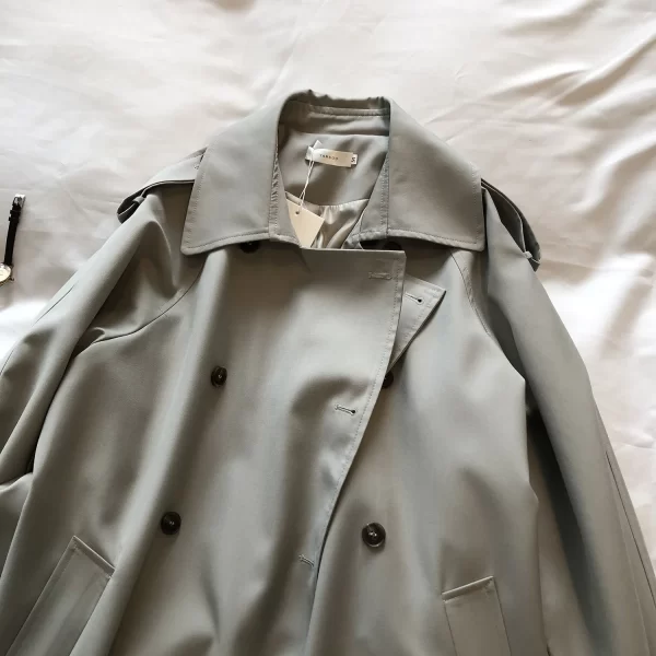 LE4541 Autumn New Korean Coat Winter Women Version Temperament Loose Waist Slimming Casual Coat Woman - Image 6
