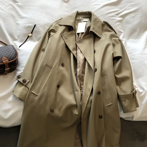 LE4541 Autumn New Korean Coat Winter Women Version Temperament Loose Waist Slimming Casual Coat Woman - Image 5