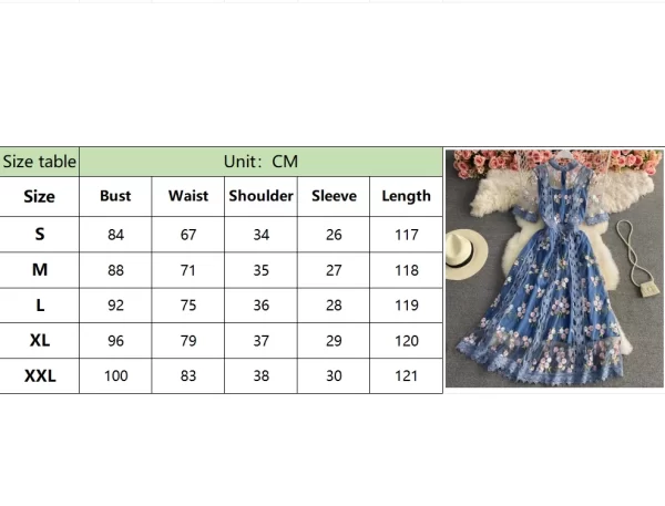 LE2139 Elegant Embroidery Midi Women'S Dress Chic Mesh Fairy Sweet Dress Luxury Holiday Dinner Dress Flowing Tulle Gown - Image 6