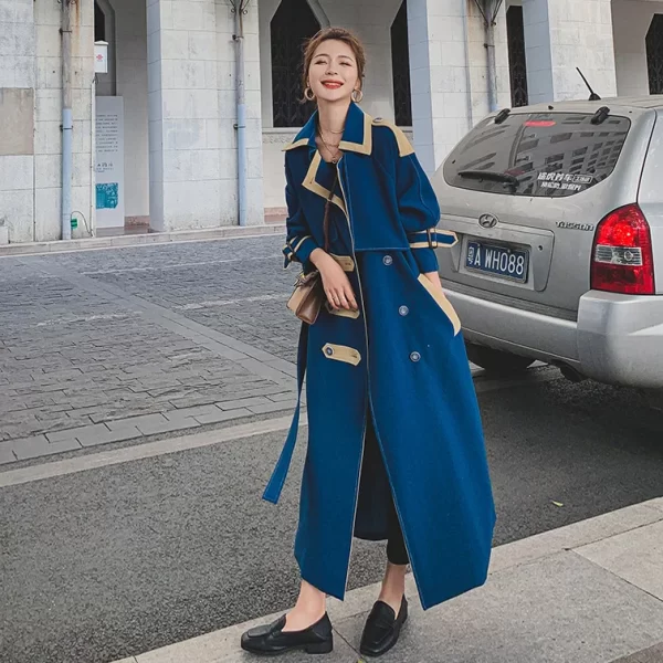 LE4572 2025 Spring and Autumn New Design Sense With Popular Temperament Goddess Fan High-End Atmospheric Coat